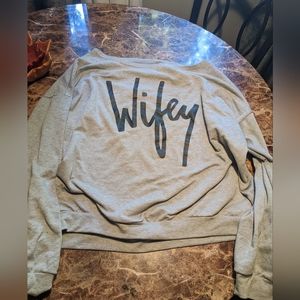 Wifey Slouchy Sweater xl